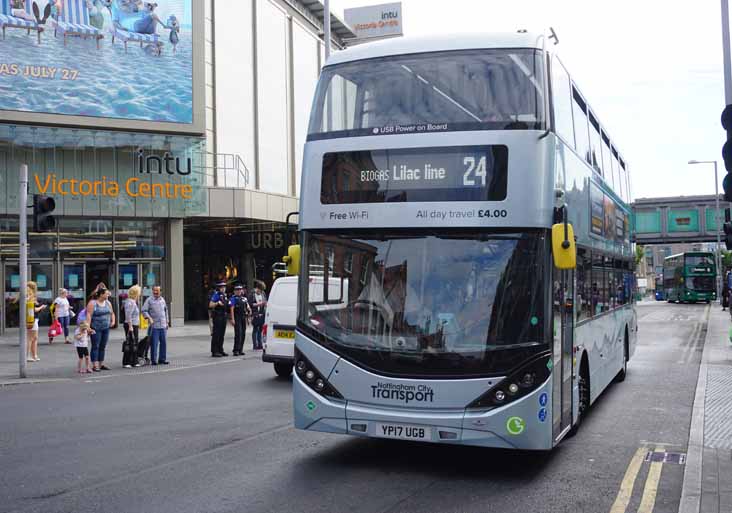 Nottingham Scania N280UD ADL Enviro400CNGCITY 430